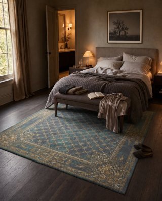 Tapis Cadenza — Améthyste Sombre, en situation