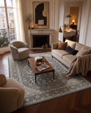 Tapis Amarante — Granit de Bretagne, en situation