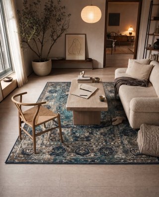 Tapis Moirette — Miel d'Automne, en situation
