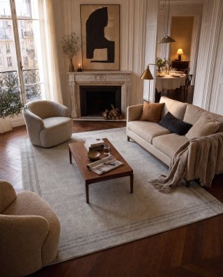 Tapis Liseret — Sable de Camargue, en situation