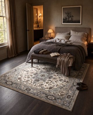 Tapis Harvène — Quartz Givré, en situation